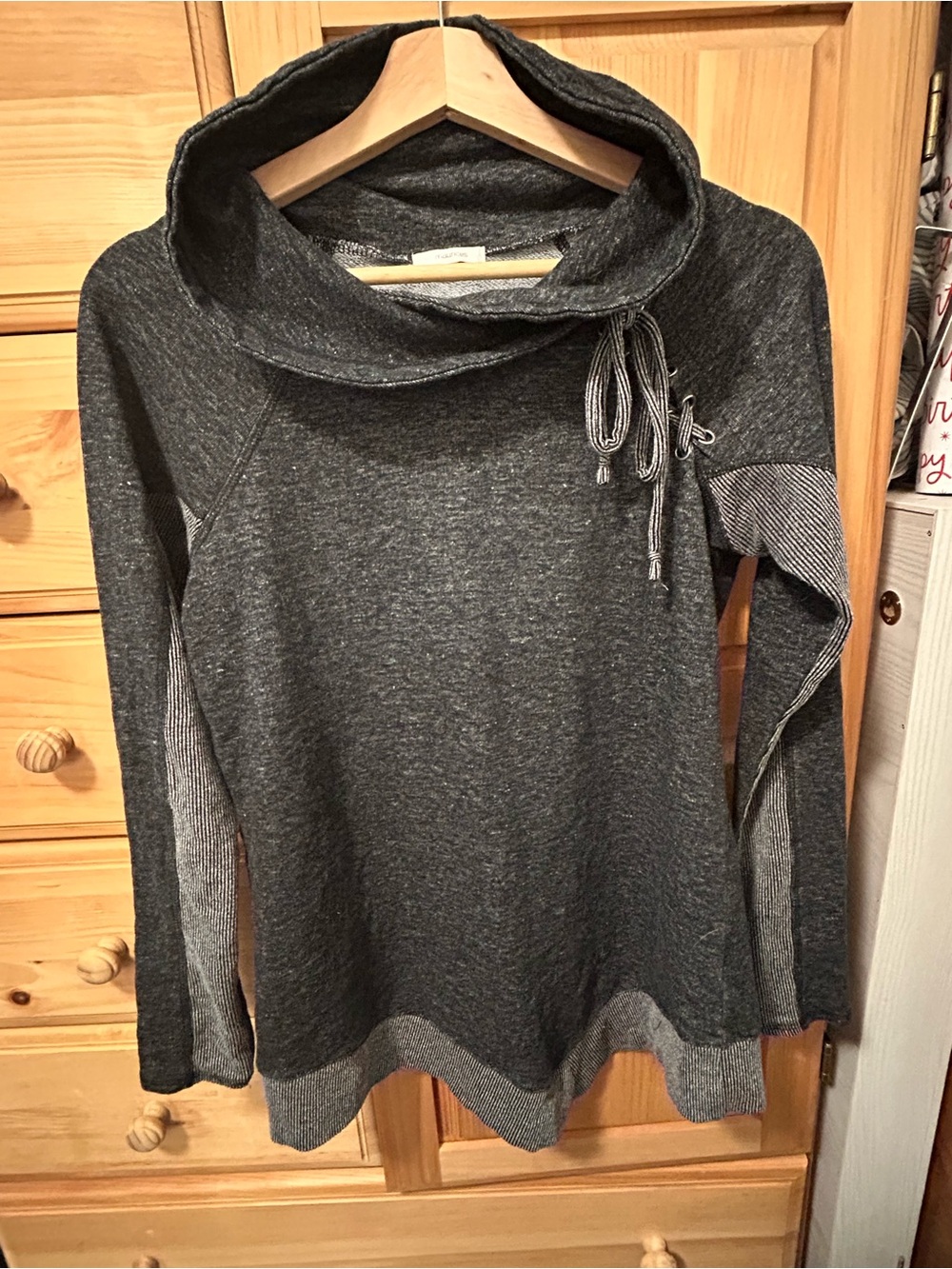 Maurices | Charcoal Gray | Small | Pullover Cowl Neck